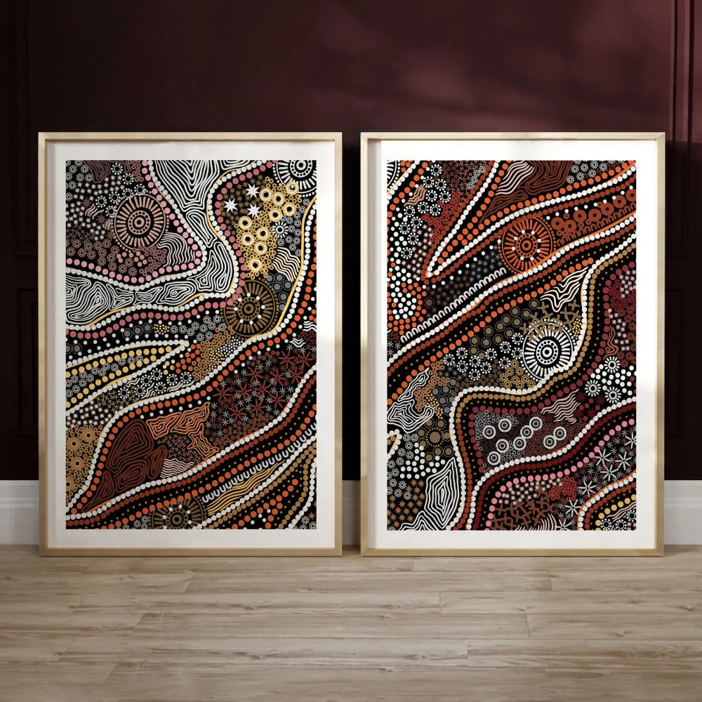 Canobie Dry Season Earth I - Art Print by Leah Cummins