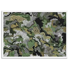 Canobie Dry Season Greens in Landscape - Art Print by Leah Cummins