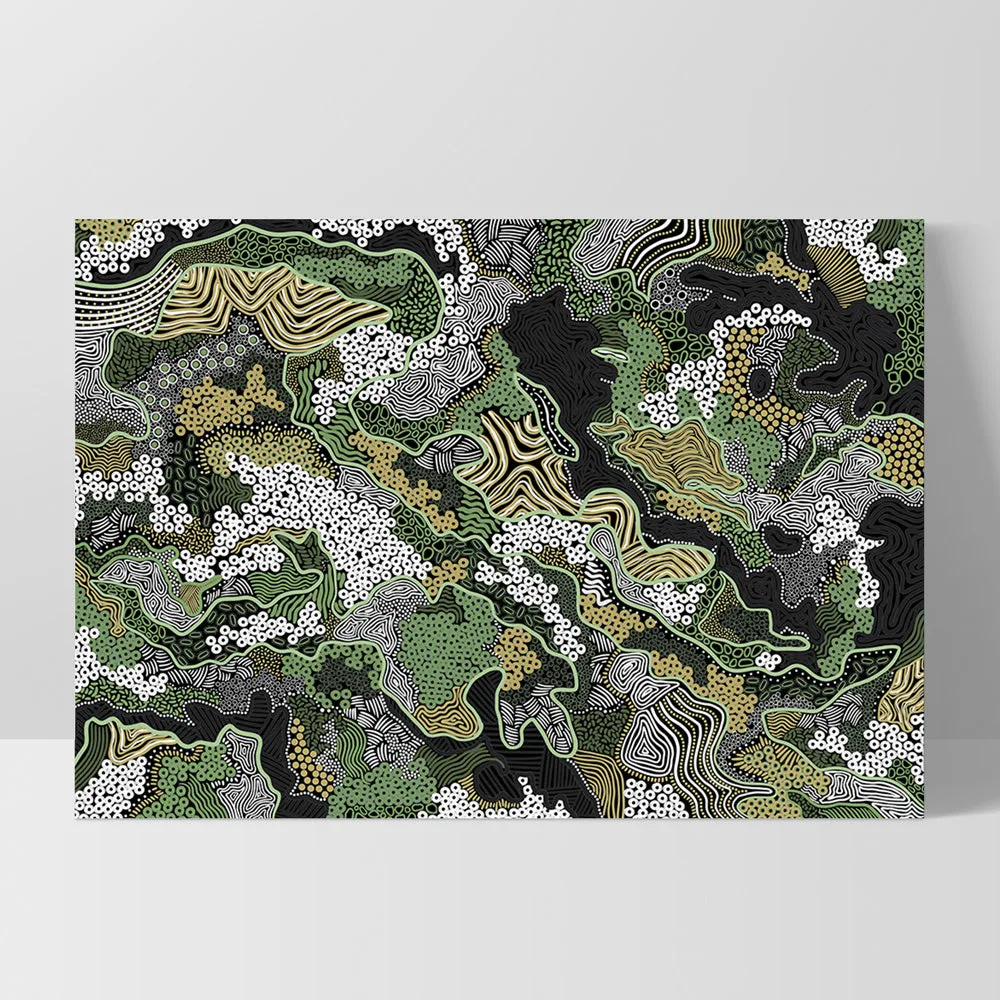 Canobie Dry Season Greens in Landscape - Art Print by Leah Cummins