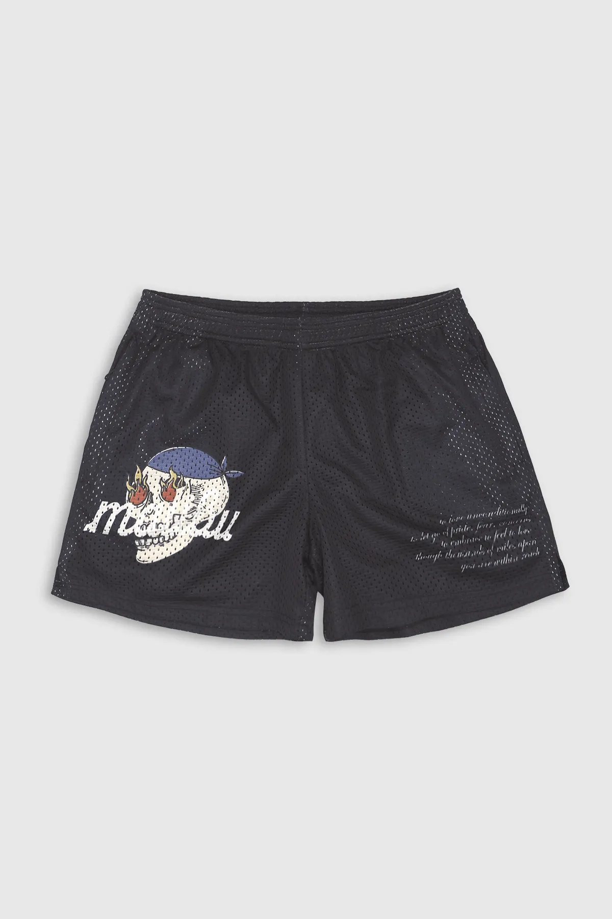 Can't-Tame-Him Mesh 4" Short Shorts - Black