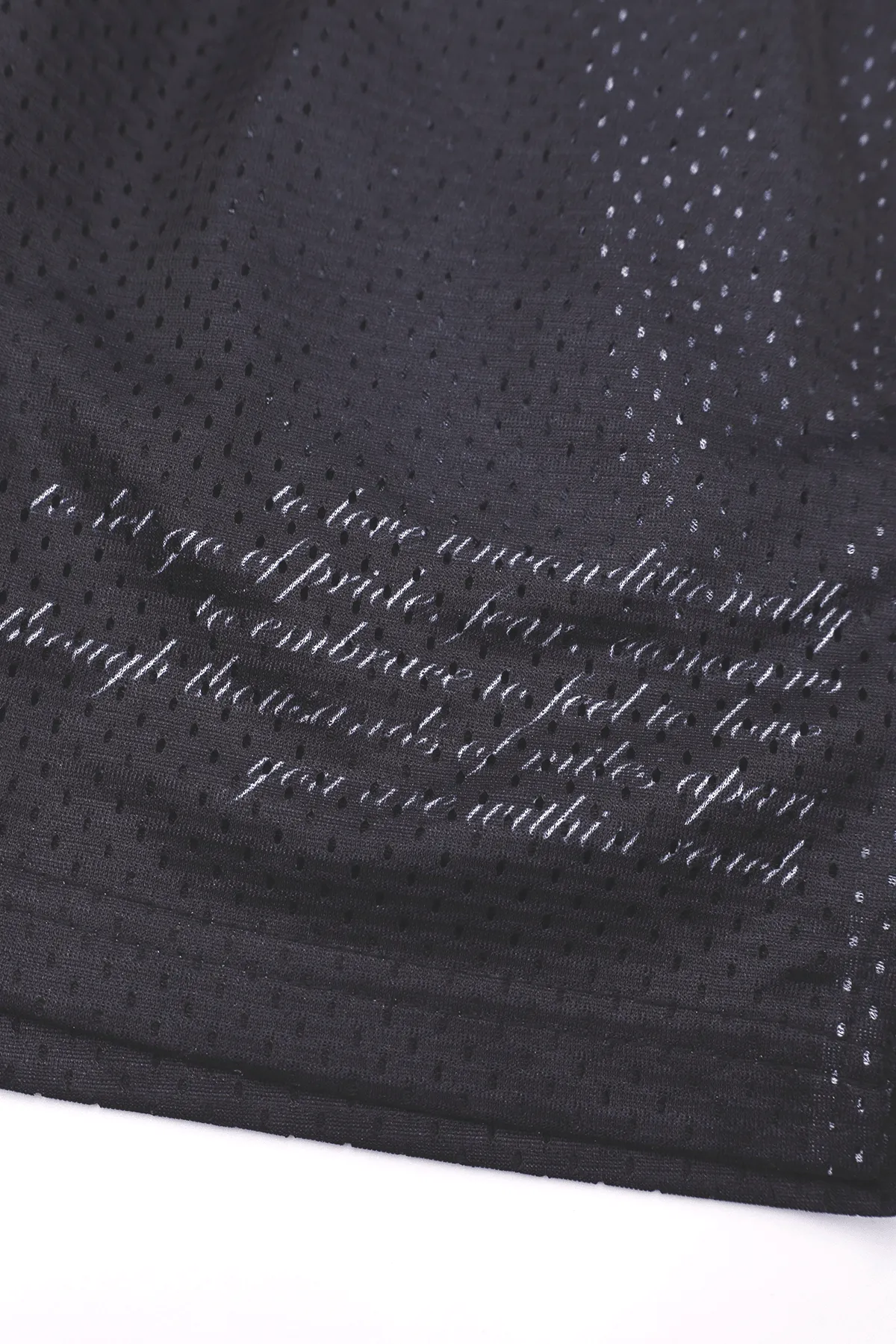Can't-Tame-Him Mesh 4" Short Shorts - Black