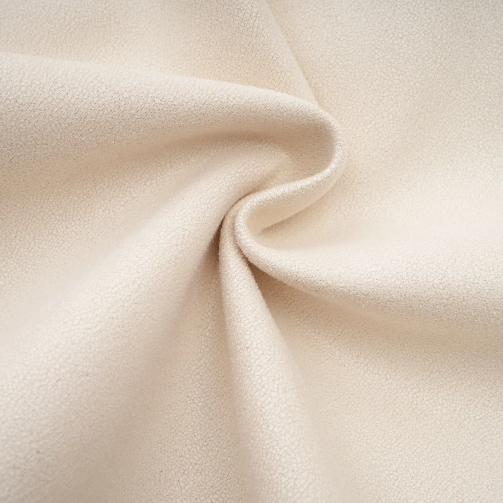 Ccile white suede fur padded short coat