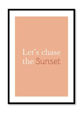 Chasing Sunsets, Poster