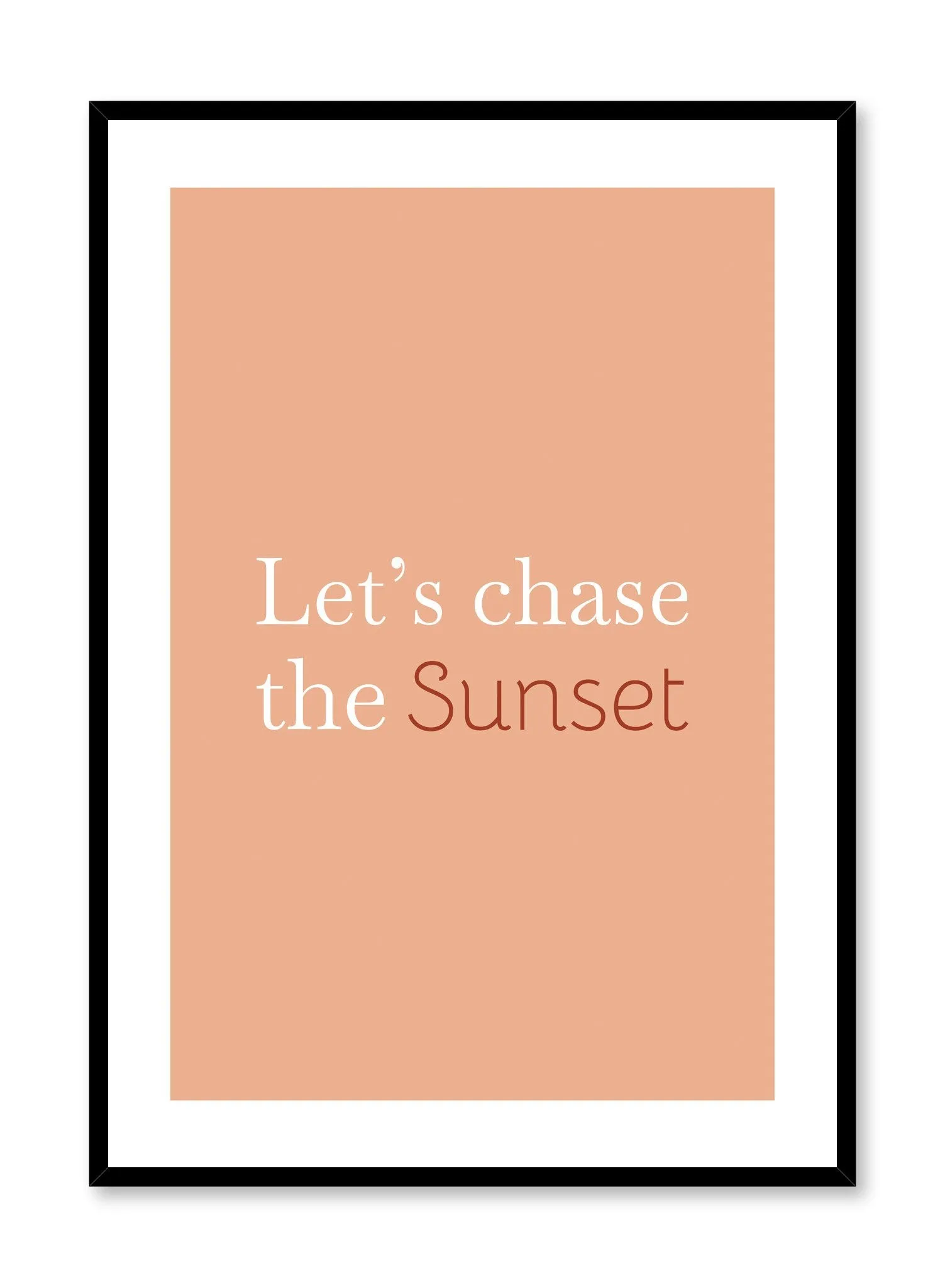 Chasing Sunsets, Poster