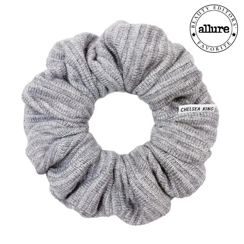 Chelsea King Windsor Classic Hair Scrunchie | Rose, Oatmeal, Hunter, Grey & Black
