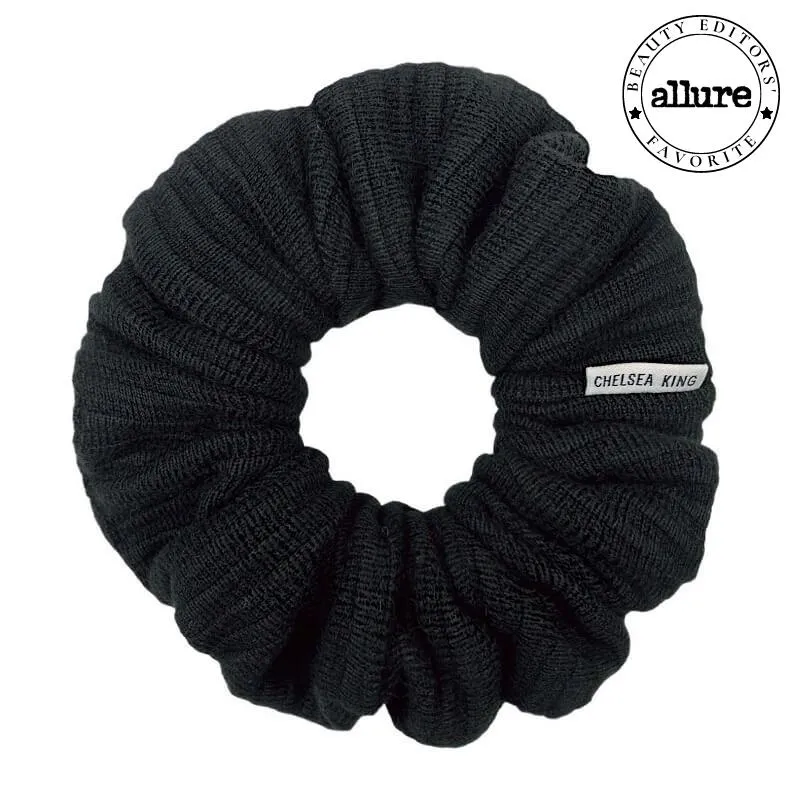 Chelsea King Windsor Classic Hair Scrunchie | Rose, Oatmeal, Hunter, Grey & Black