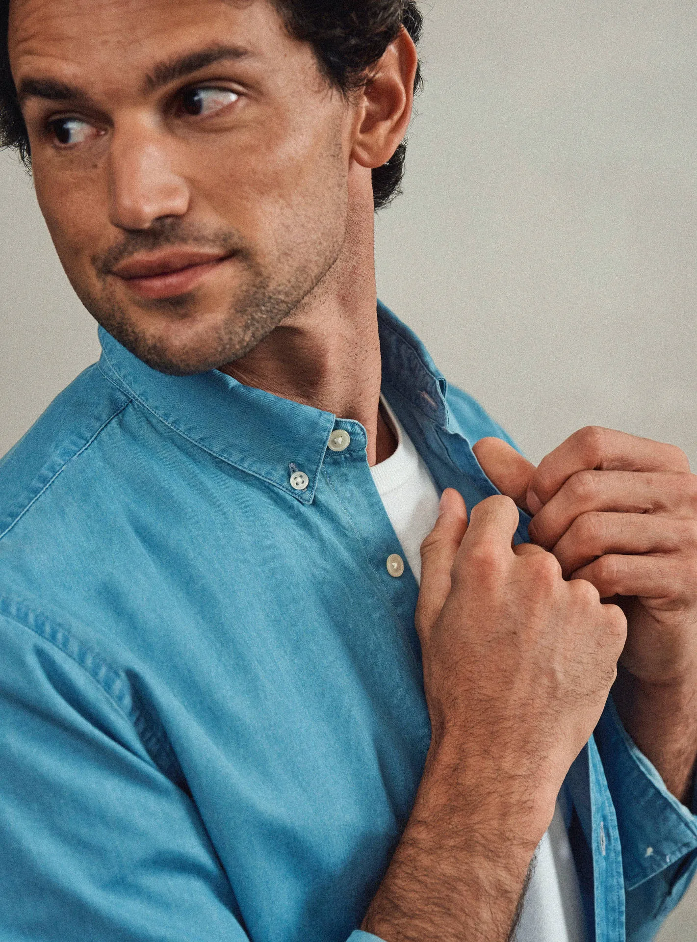 Chemise College Denim DUPLICATE