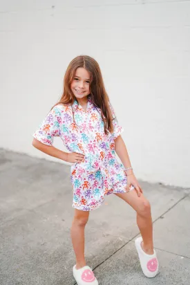 Christmas Special Girl's BaNaNa's Satin PJ Short