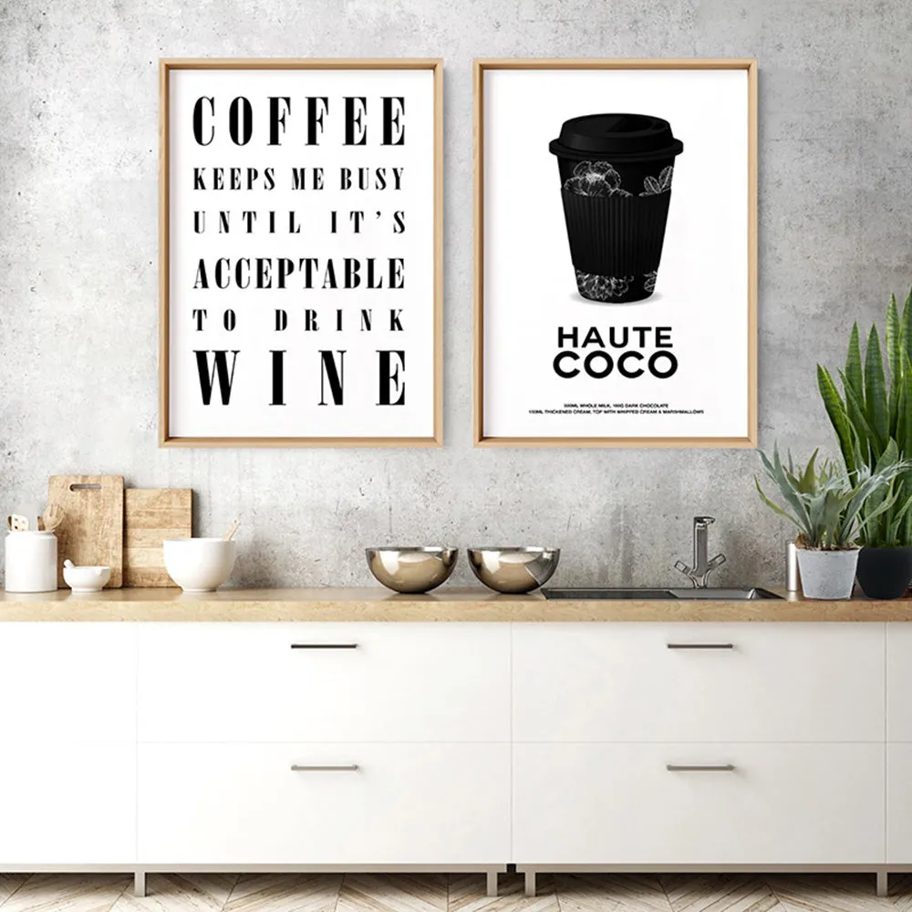 Coffee Keeps Me Busy - Art Print