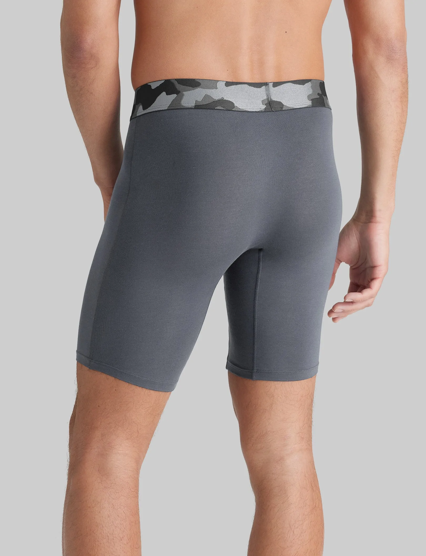 Cool Cotton Boxer Brief 8" (3-Pack)