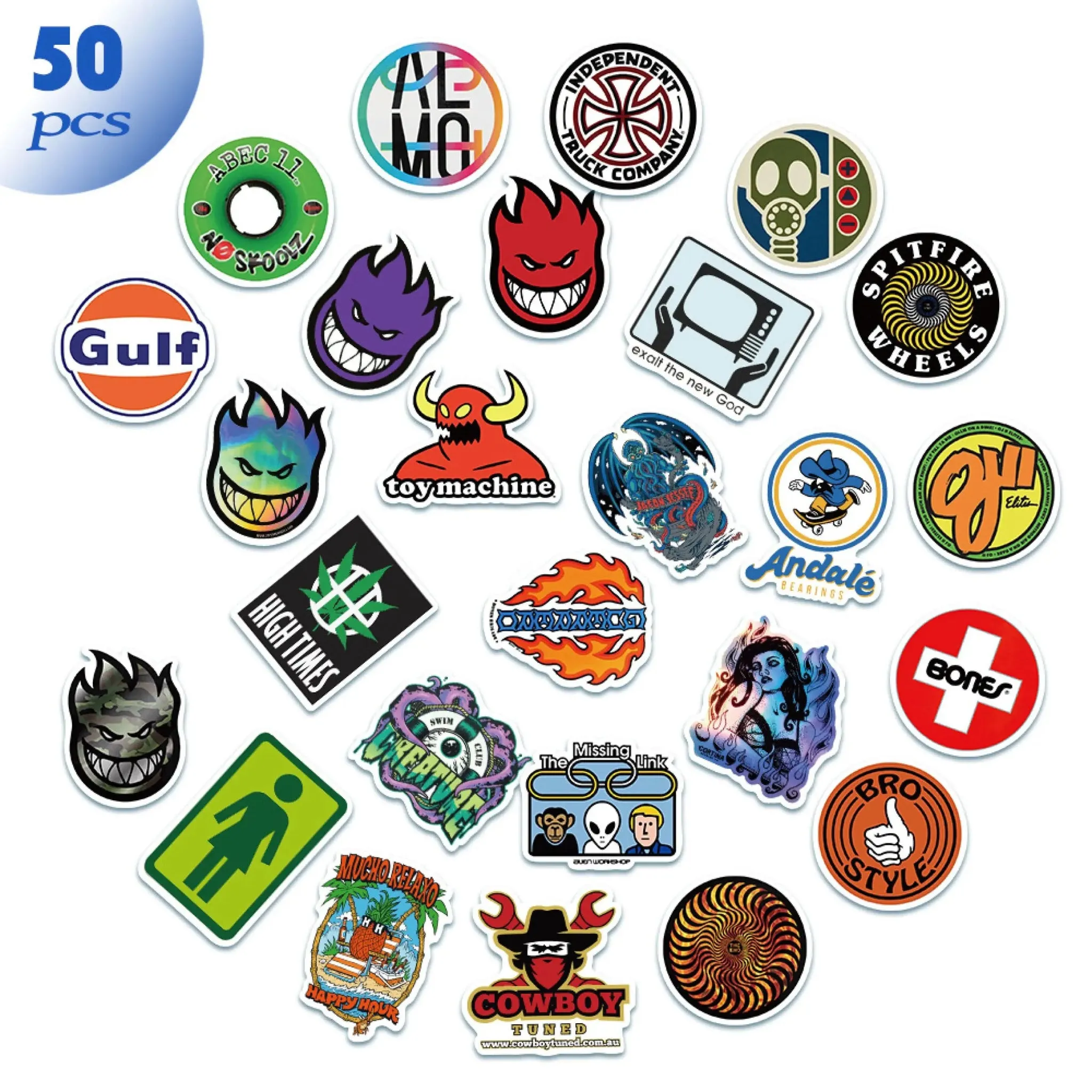 Cool Skateboard Fashion Stickers Set: Personalize Your Gear!