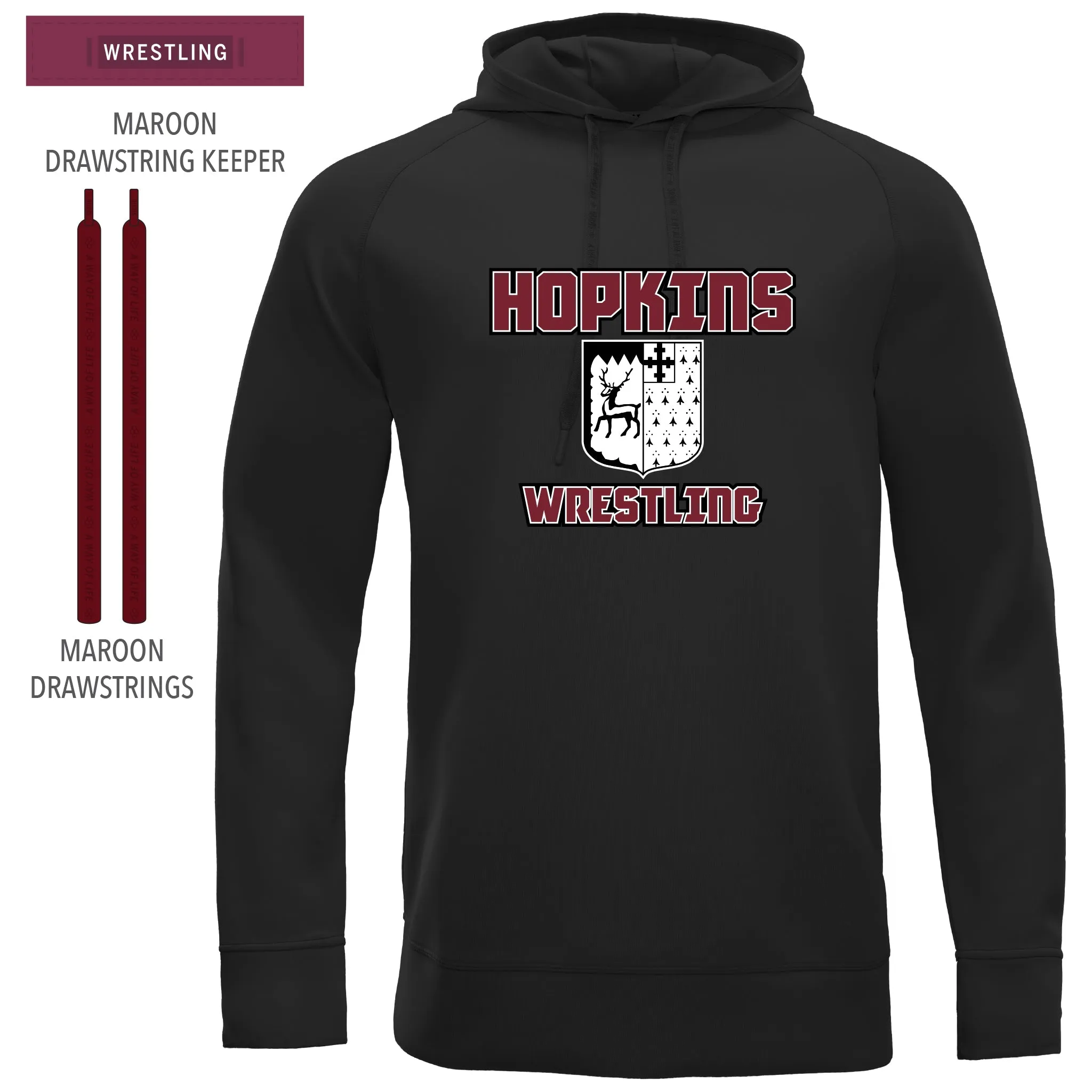 Cool-Touch Hoodie-Unisex--Hopkins HS