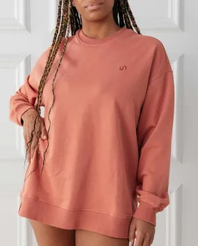 Crew Neck Sweat Faded Red