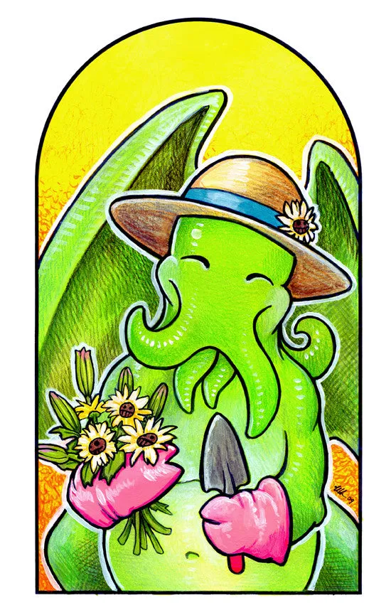 Cthulhu and Friend Prints