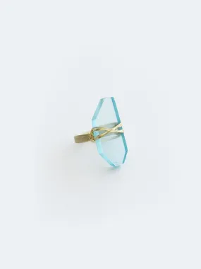 Cut Gem Ring - Turquoise