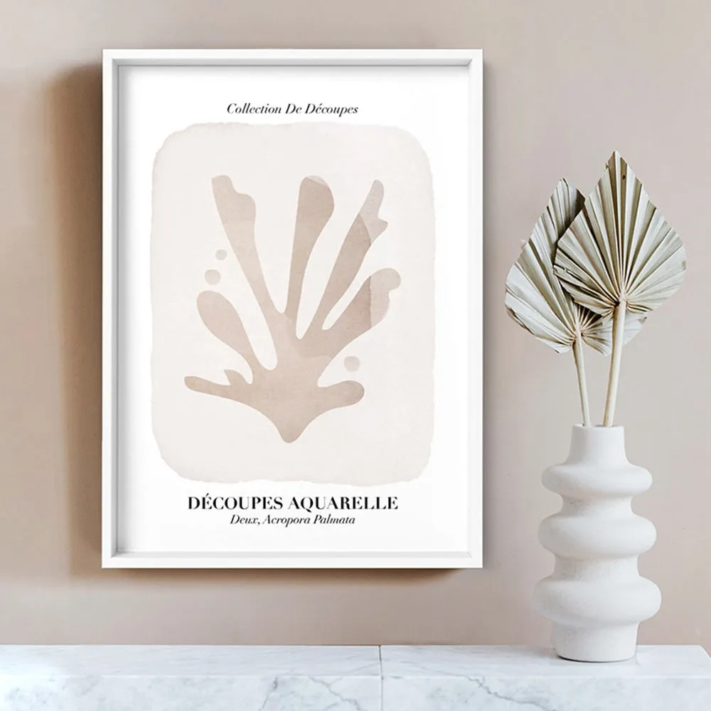 Decoupes Aquarelle IV - Art Print