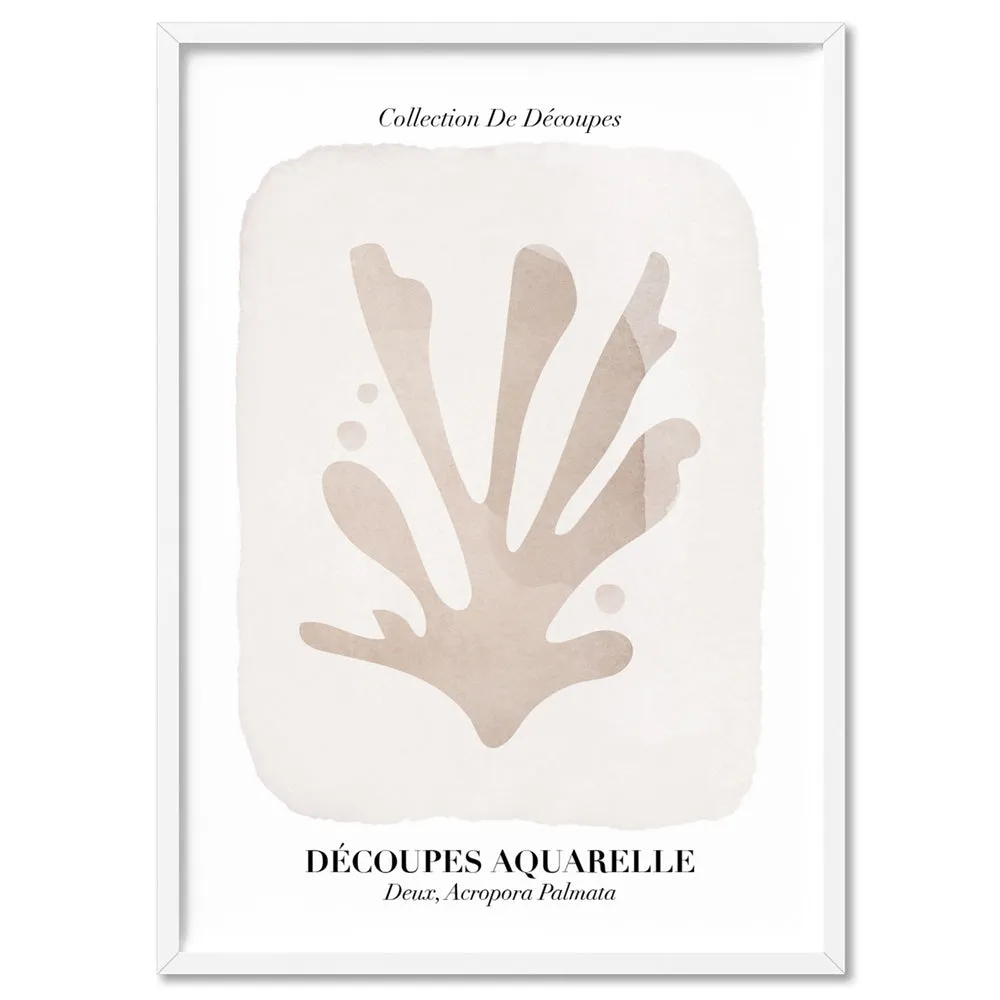 Decoupes Aquarelle IV - Art Print
