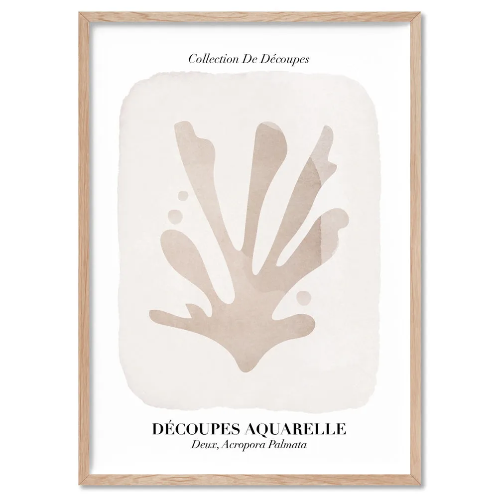 Decoupes Aquarelle IV - Art Print