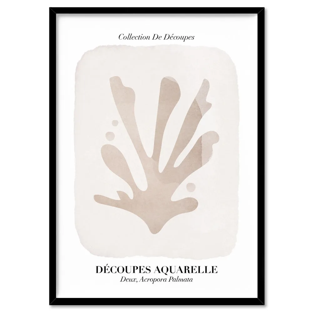 Decoupes Aquarelle IV - Art Print