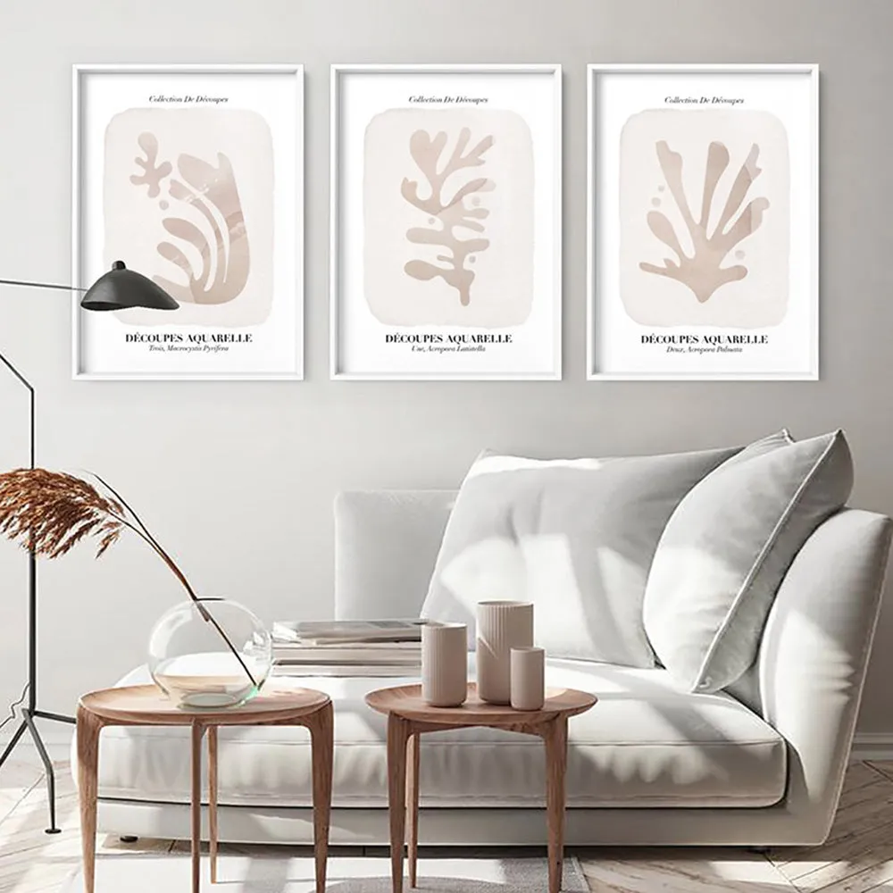 Decoupes Aquarelle IV - Art Print