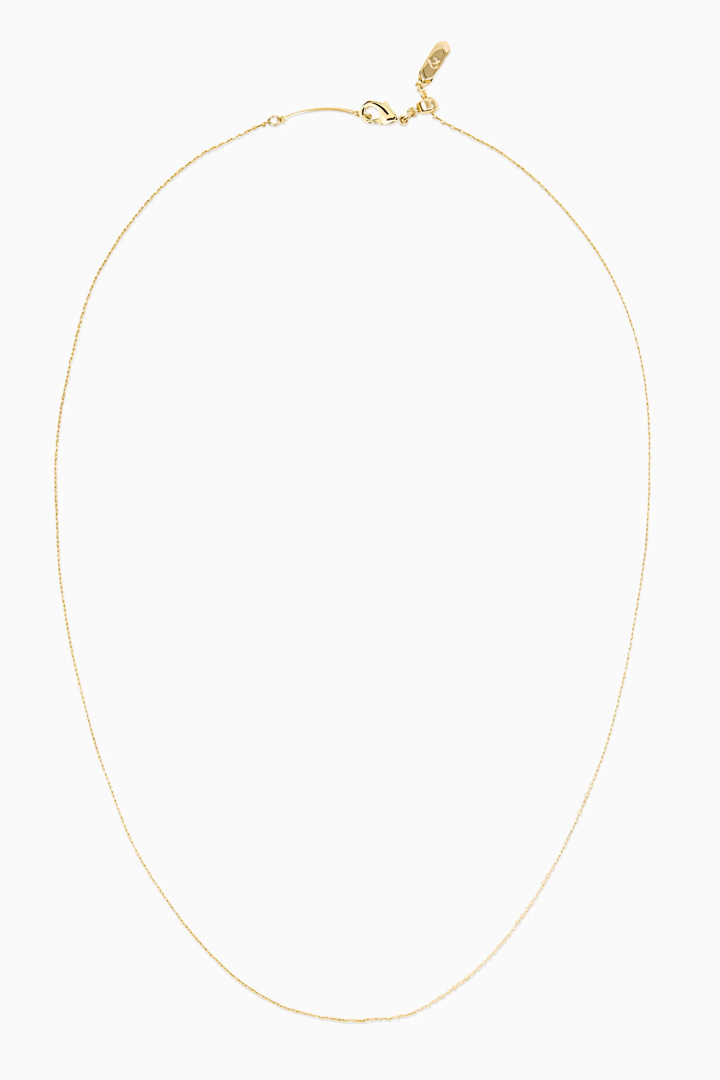 Delicate Adjustable 20" Cable Chain Gold