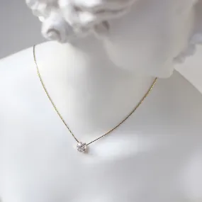 Delicate Diamond Studded Necklace