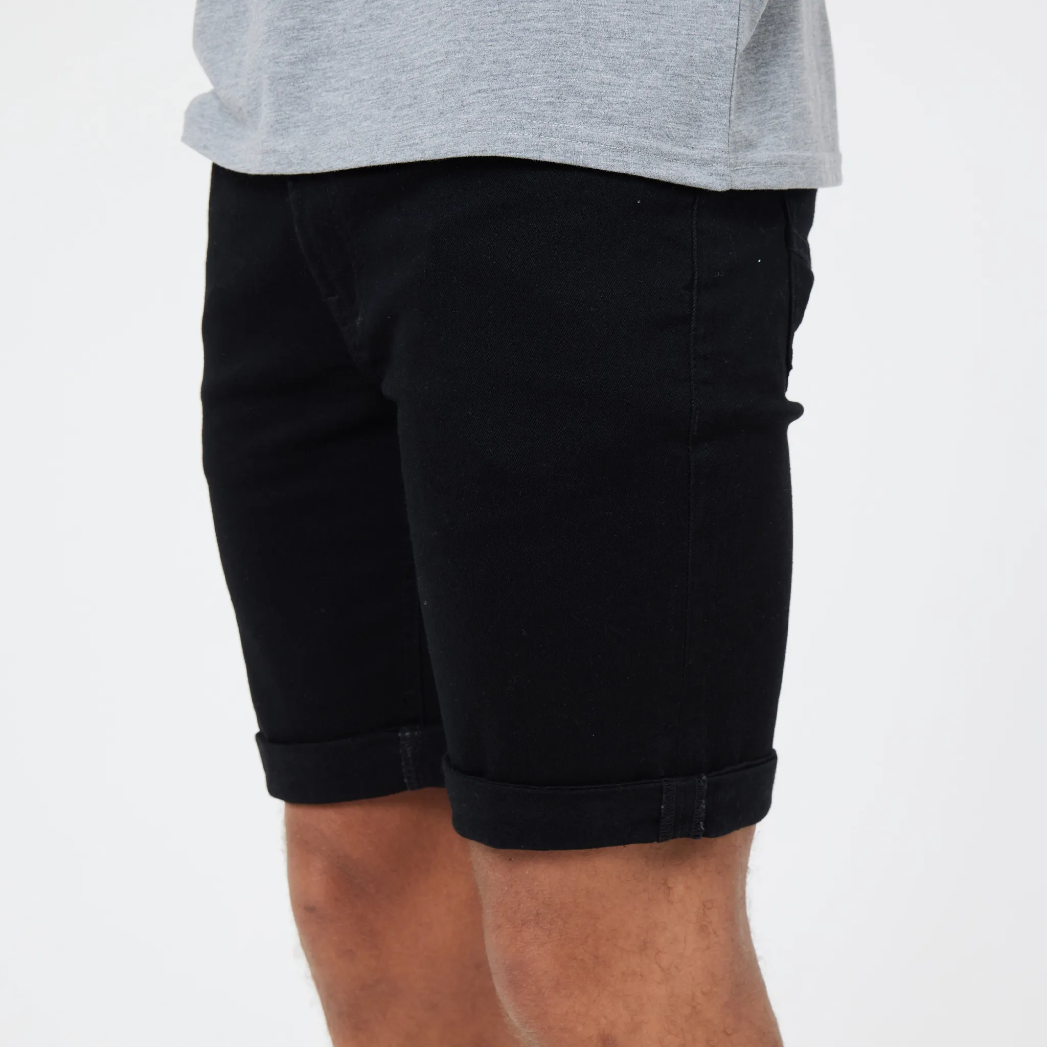 Denim Short | Black Wash