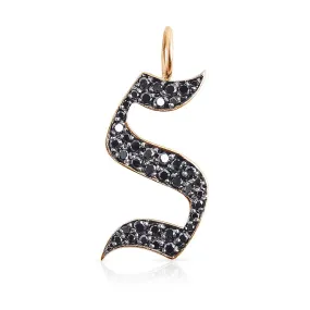 DIAMOND GOTHIC LETTER CHARMS