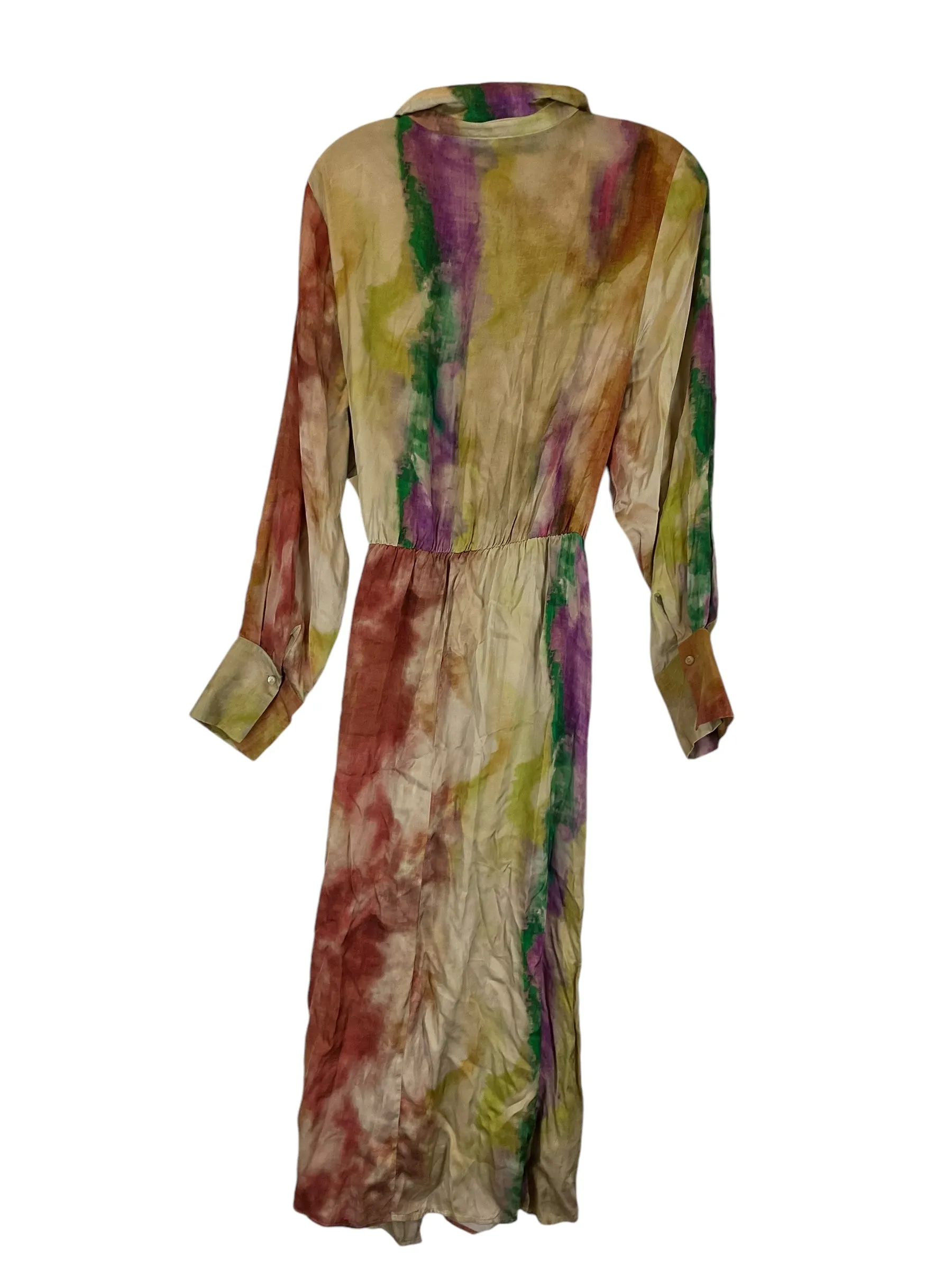 Dress Casual Maxi By Anthropologie In Tie Dye Print, Size: L