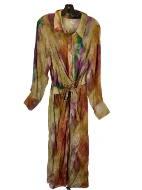 Dress Casual Maxi By Anthropologie In Tie Dye Print, Size: L