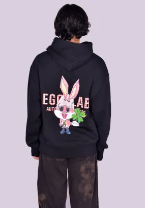 EGONLAB. AW24HD001B LAPINOU SWEAT HOODIE BLACK (New season FW24)