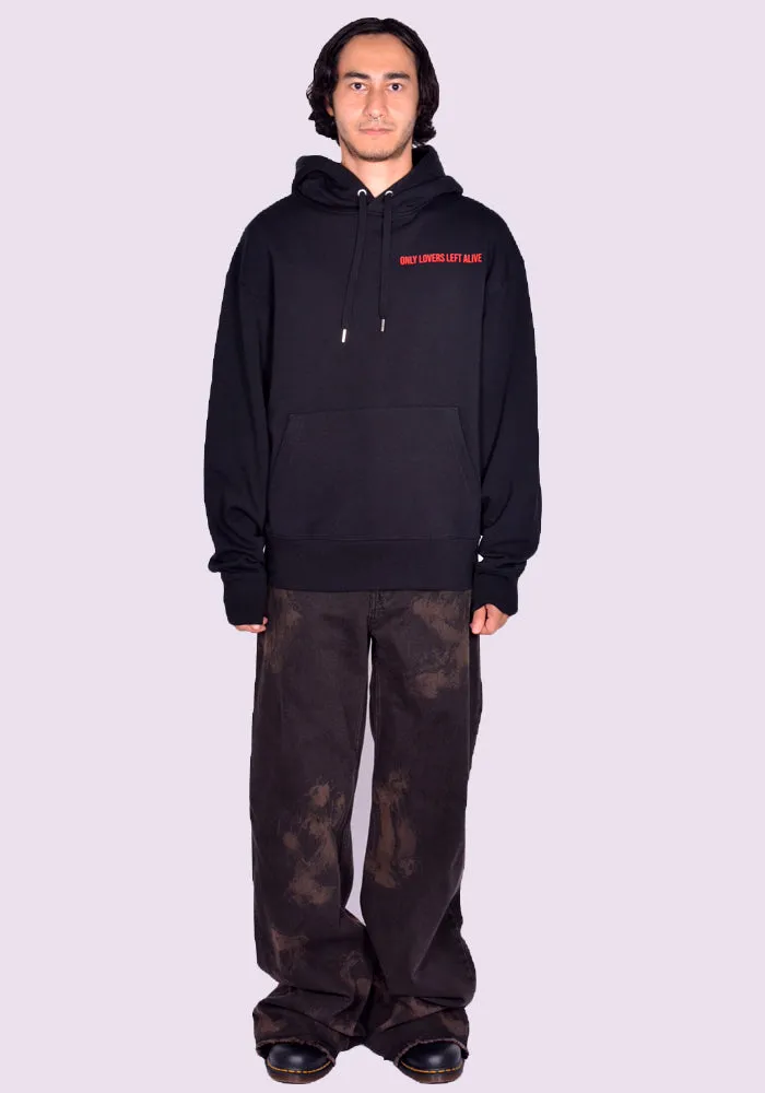 EGONLAB. AW24HD001B LAPINOU SWEAT HOODIE BLACK (New season FW24)