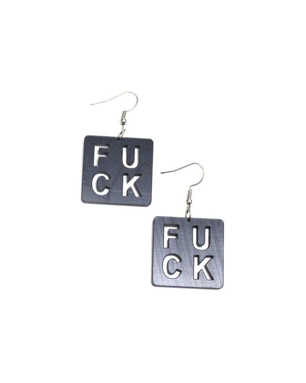 F-U-C-K Dangling Earrings