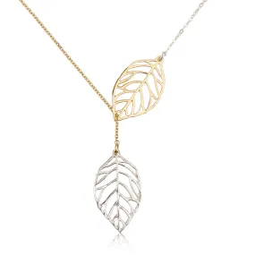 Falling Leaves Lariat Necklace