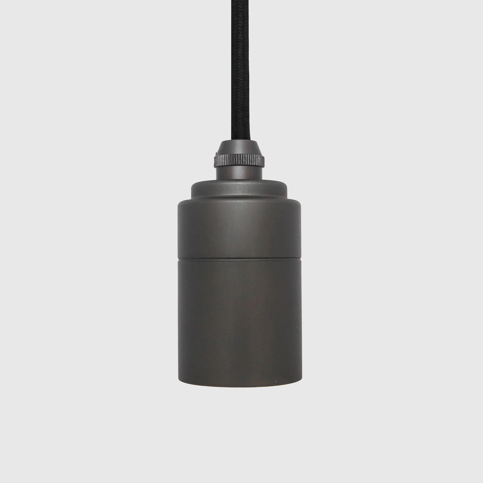 Five Pendant in Graphite   Oval II