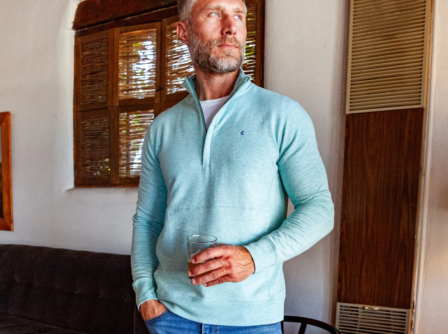 Fleece Weekender - Heather Mint
