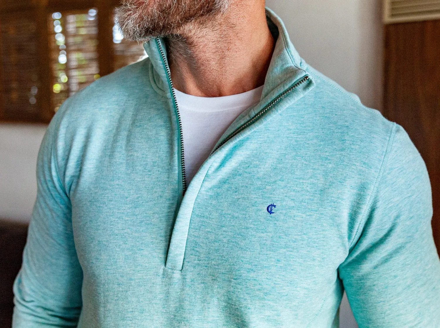 Fleece Weekender - Heather Mint