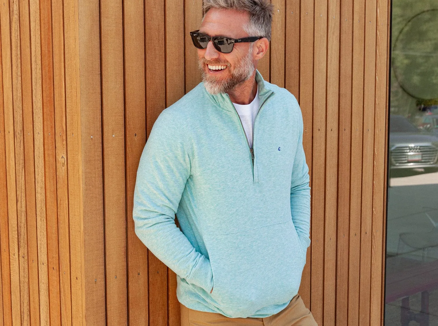Fleece Weekender - Heather Mint