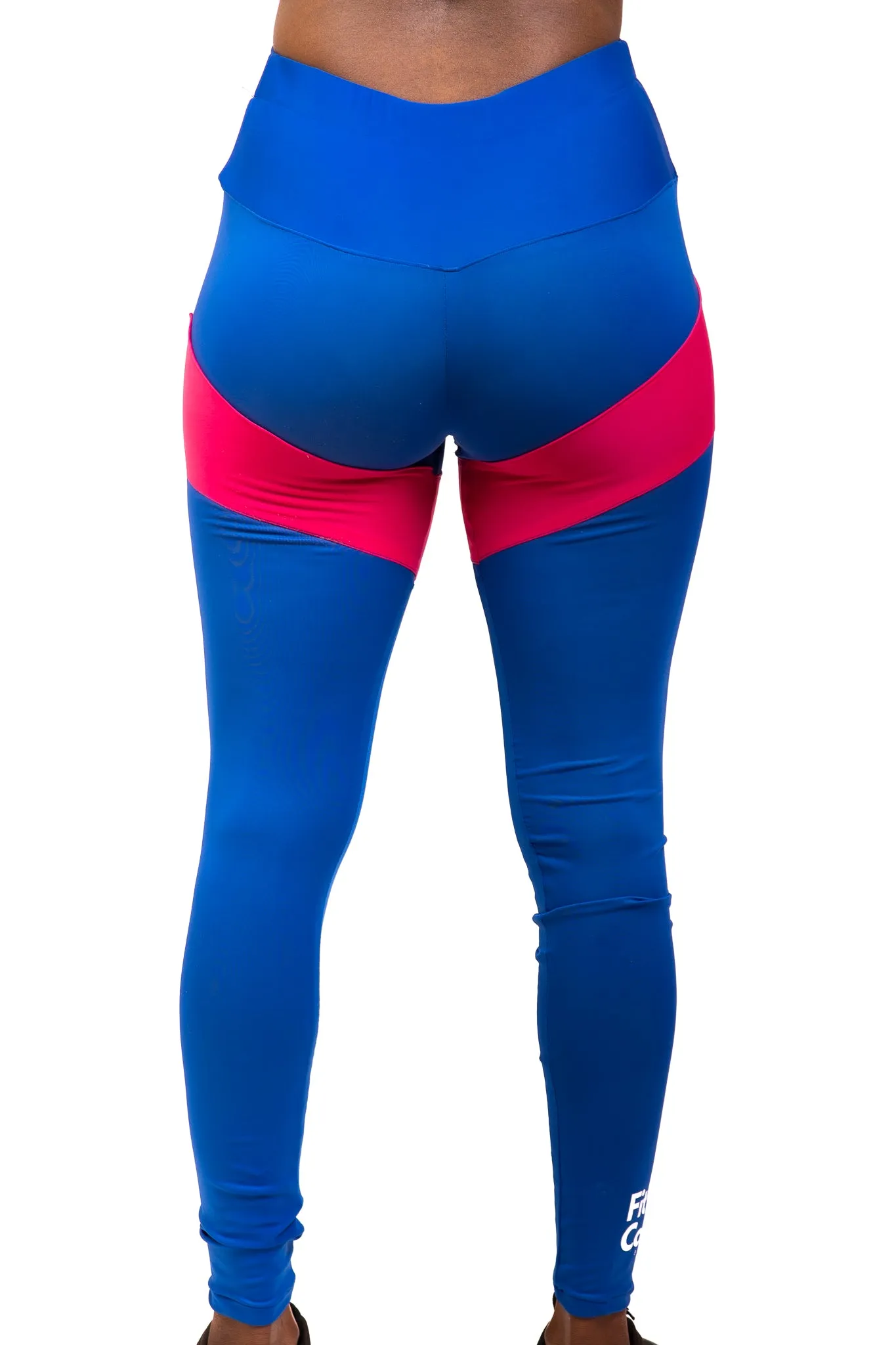 Flirty Trendy Pink and Blue Gym Outfit Set for ladies - FULL SET