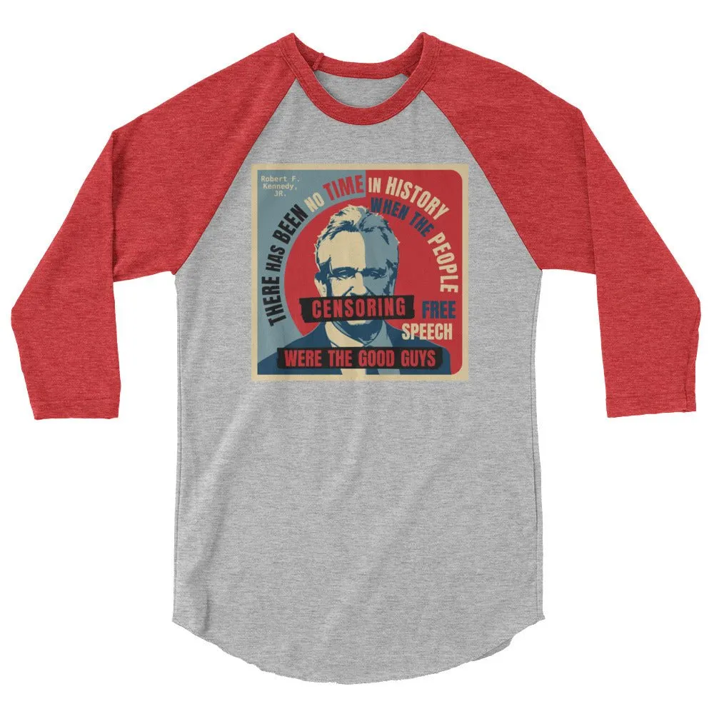 Free Speech Kennedy 3/4 Sleeve Raglan Shirt