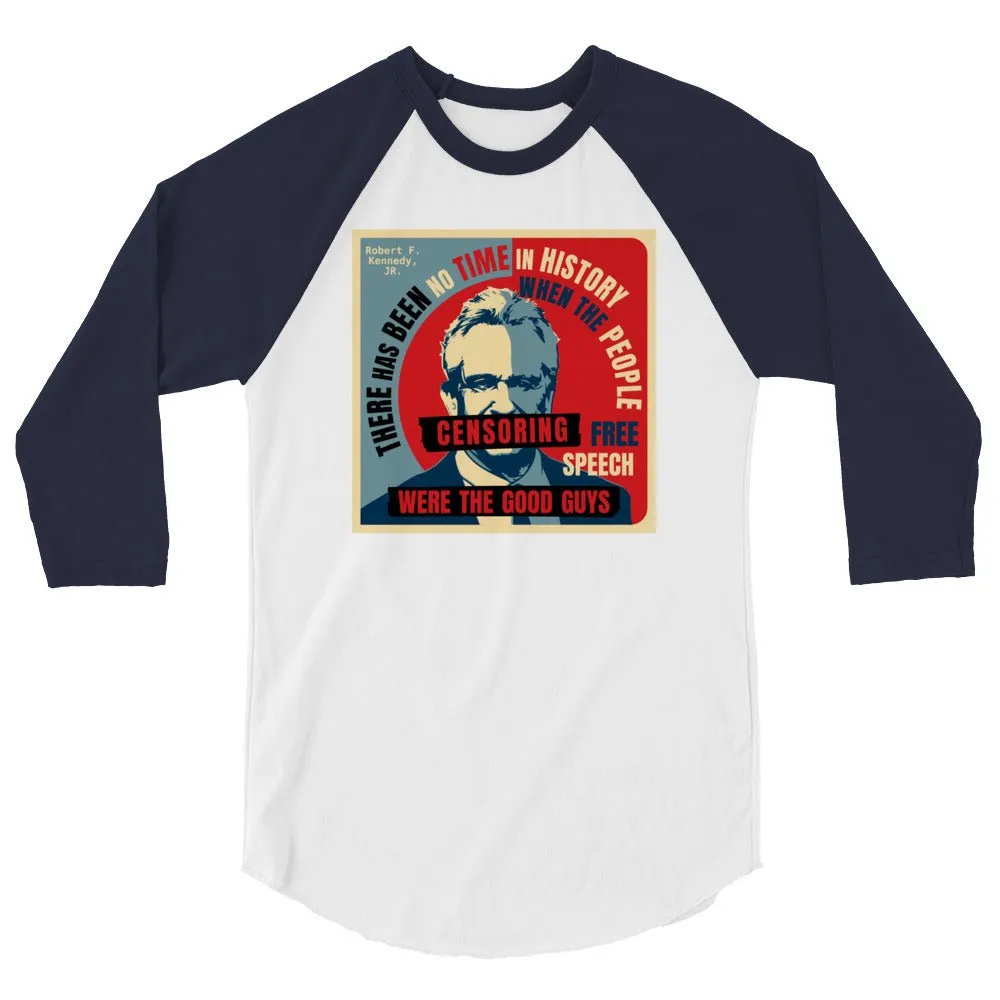 Free Speech Kennedy 3/4 Sleeve Raglan Shirt