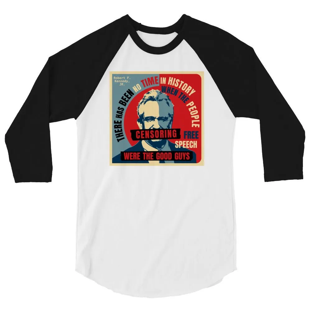 Free Speech Kennedy 3/4 Sleeve Raglan Shirt