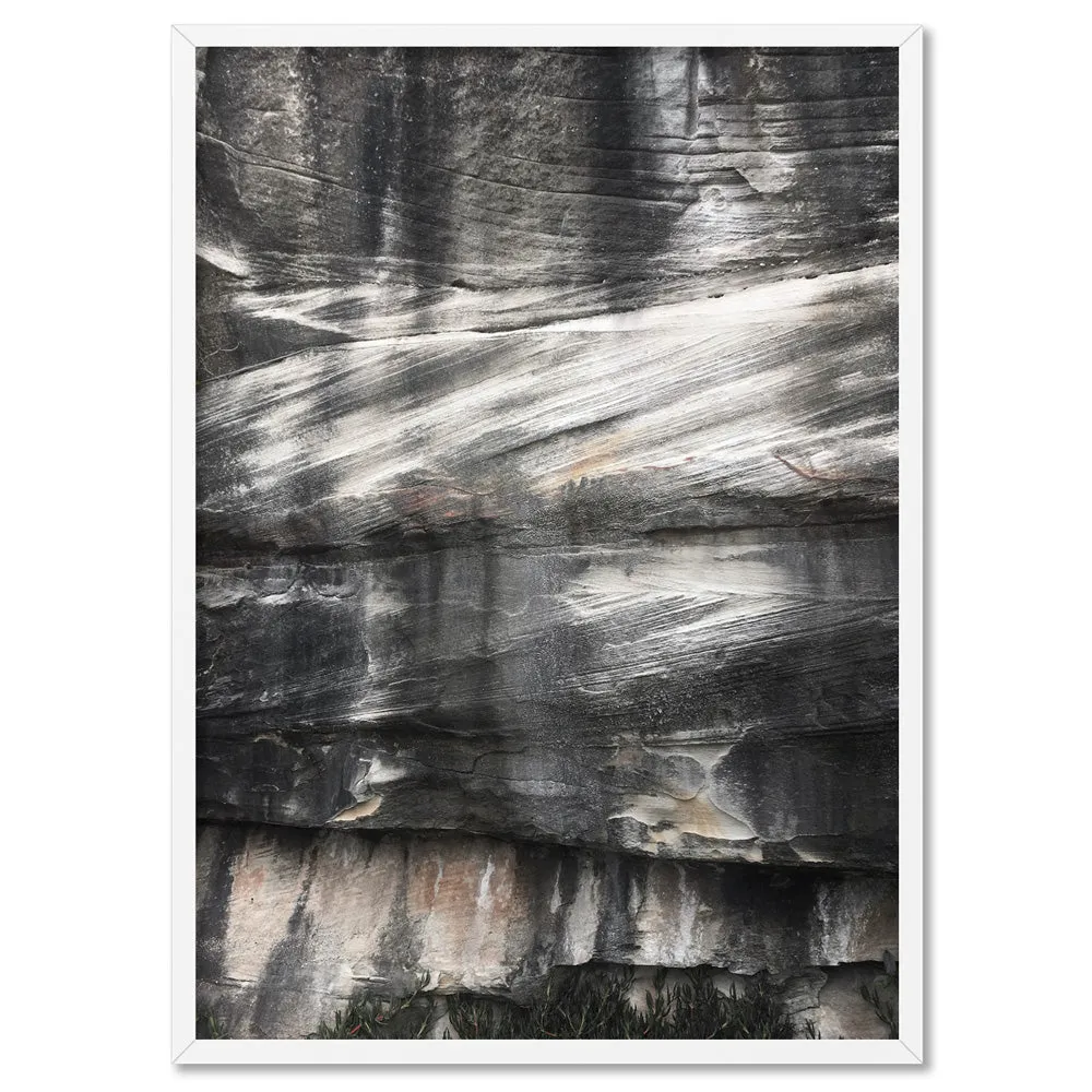 Freshwater Coastal Rock Face II - Art Print