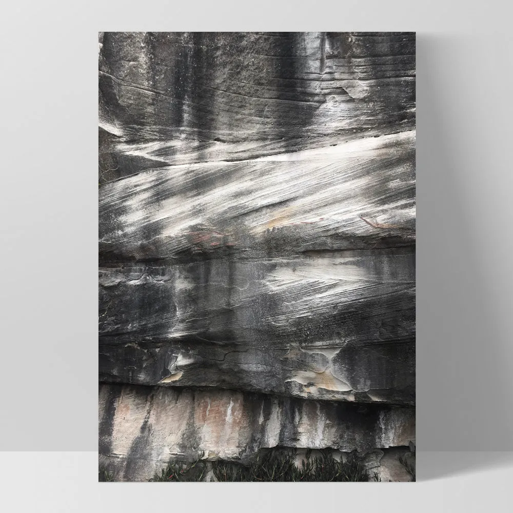 Freshwater Coastal Rock Face II - Art Print