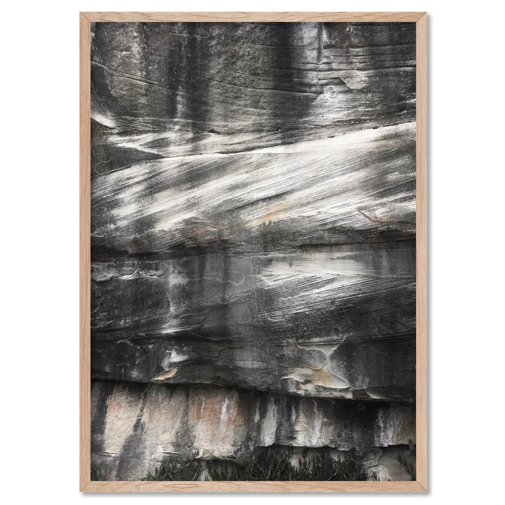 Freshwater Coastal Rock Face II - Art Print