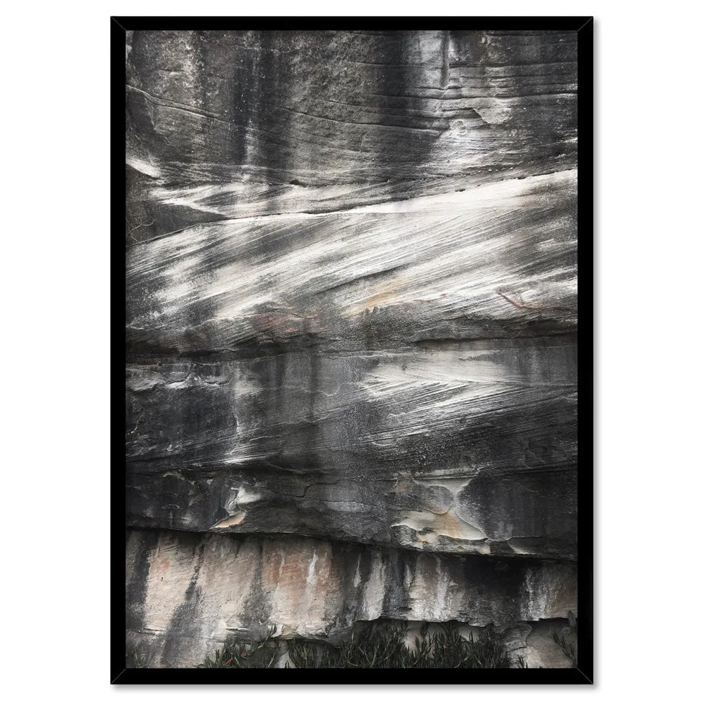 Freshwater Coastal Rock Face II - Art Print