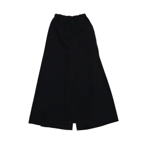 Front slit pants