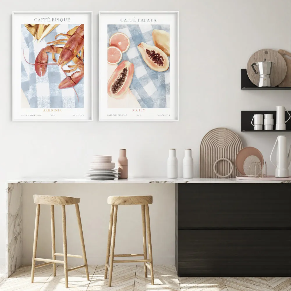 Galleria Del Cibo | Caffe Bisque I - Art Print by Vanessa