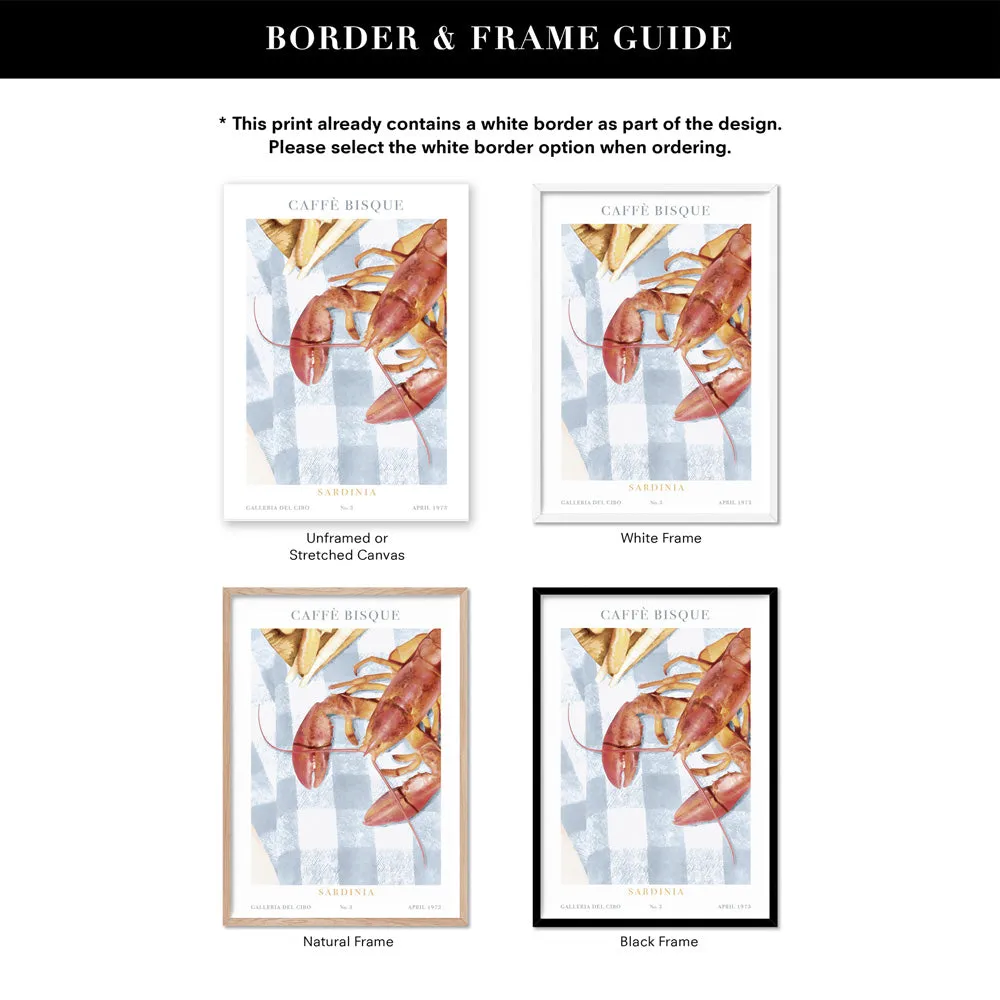 Galleria Del Cibo | Caffe Bisque I - Art Print by Vanessa