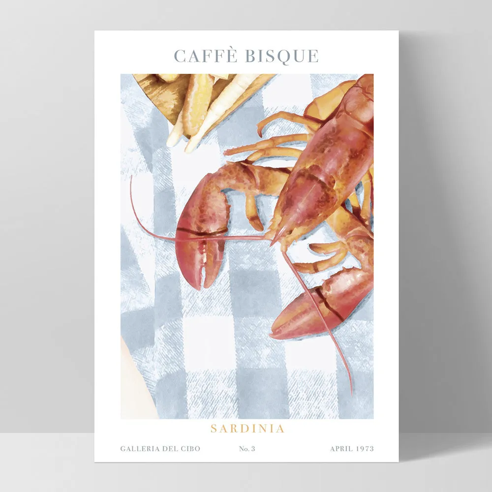 Galleria Del Cibo | Caffe Bisque I - Art Print by Vanessa